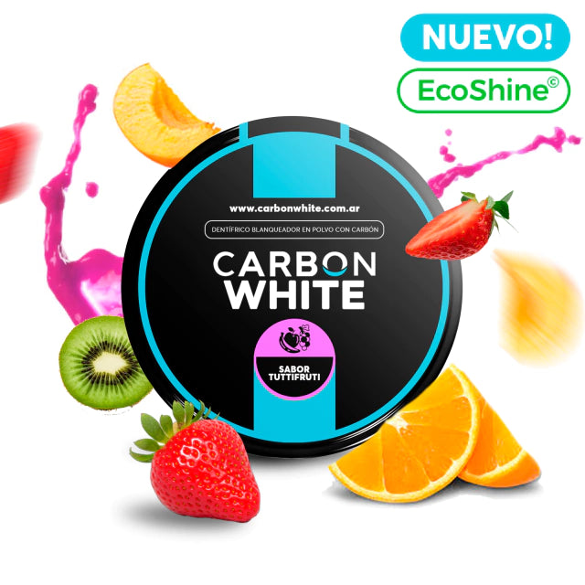 Blanqueador Dental Organico Carbon Activado Vegetal - Saber Tutti Fruti