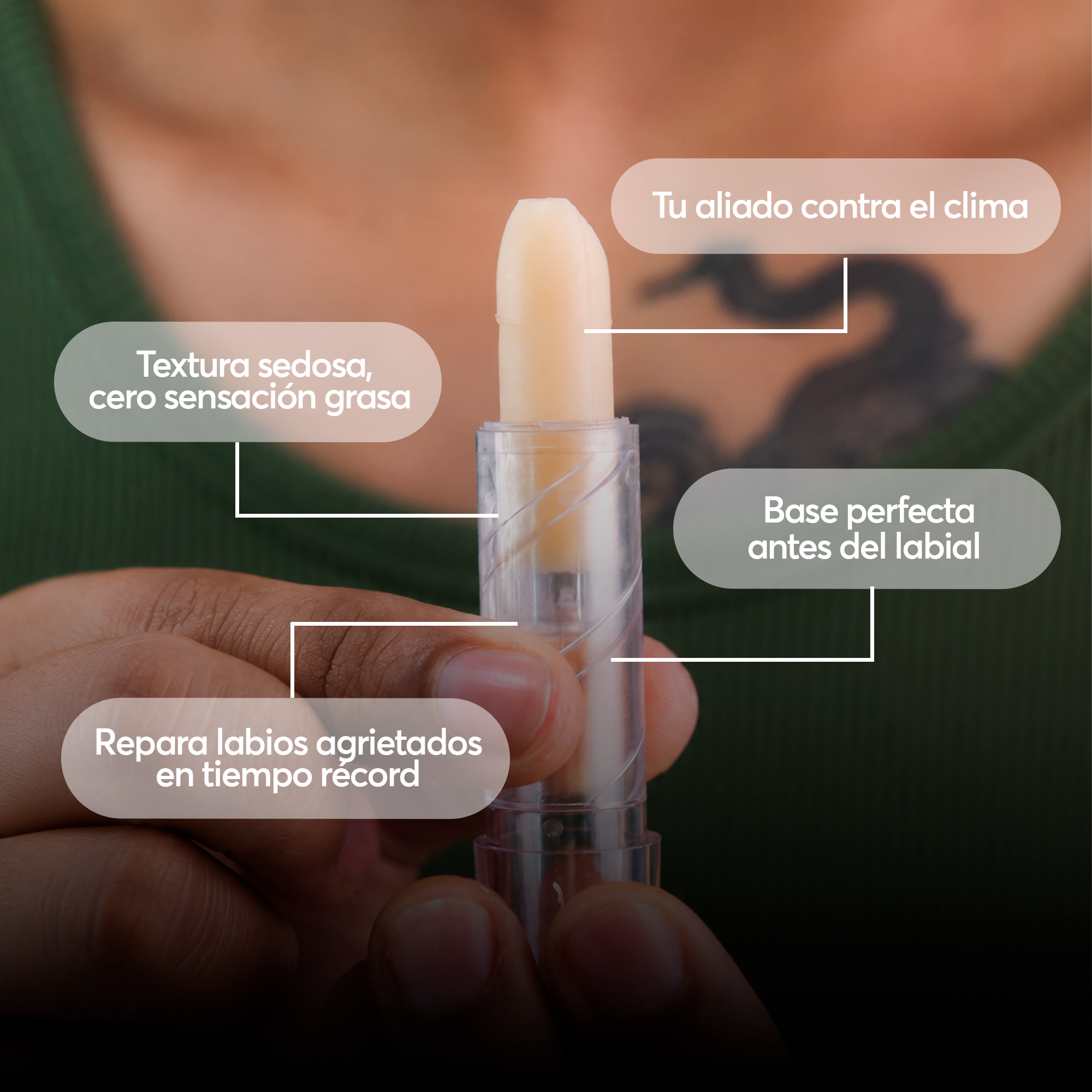 Bálsamo Labial de Coco