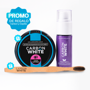 Dentifrico V34 Menta Corrector de color & Cepillo + Carbón activado de regalo
