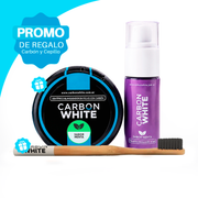 Dentífrico V34 Menta Corrector de color & Cepillo + Carbón activado de regalo