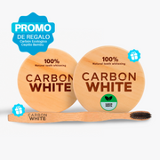 2x1 Carbon Activado Envase Ecologico + Cepillo Bambú de Regalo