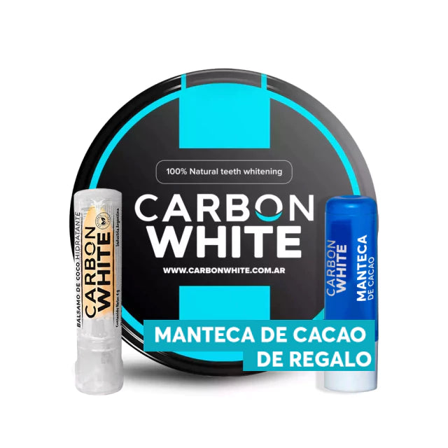 Blanqueador Dental + Balsamo sabor "coco" + Manteca de Cacao de regalo