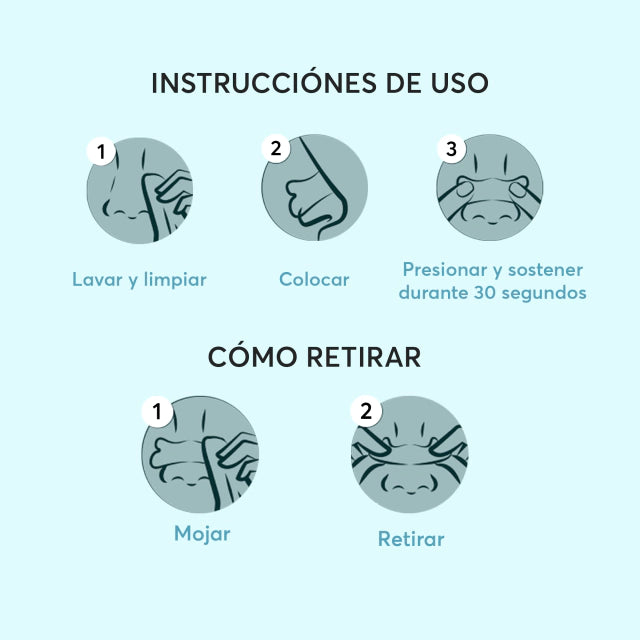 Tiras Nasales CarbonWhite® Respira Mejor Original Dormir/deporte/roncar