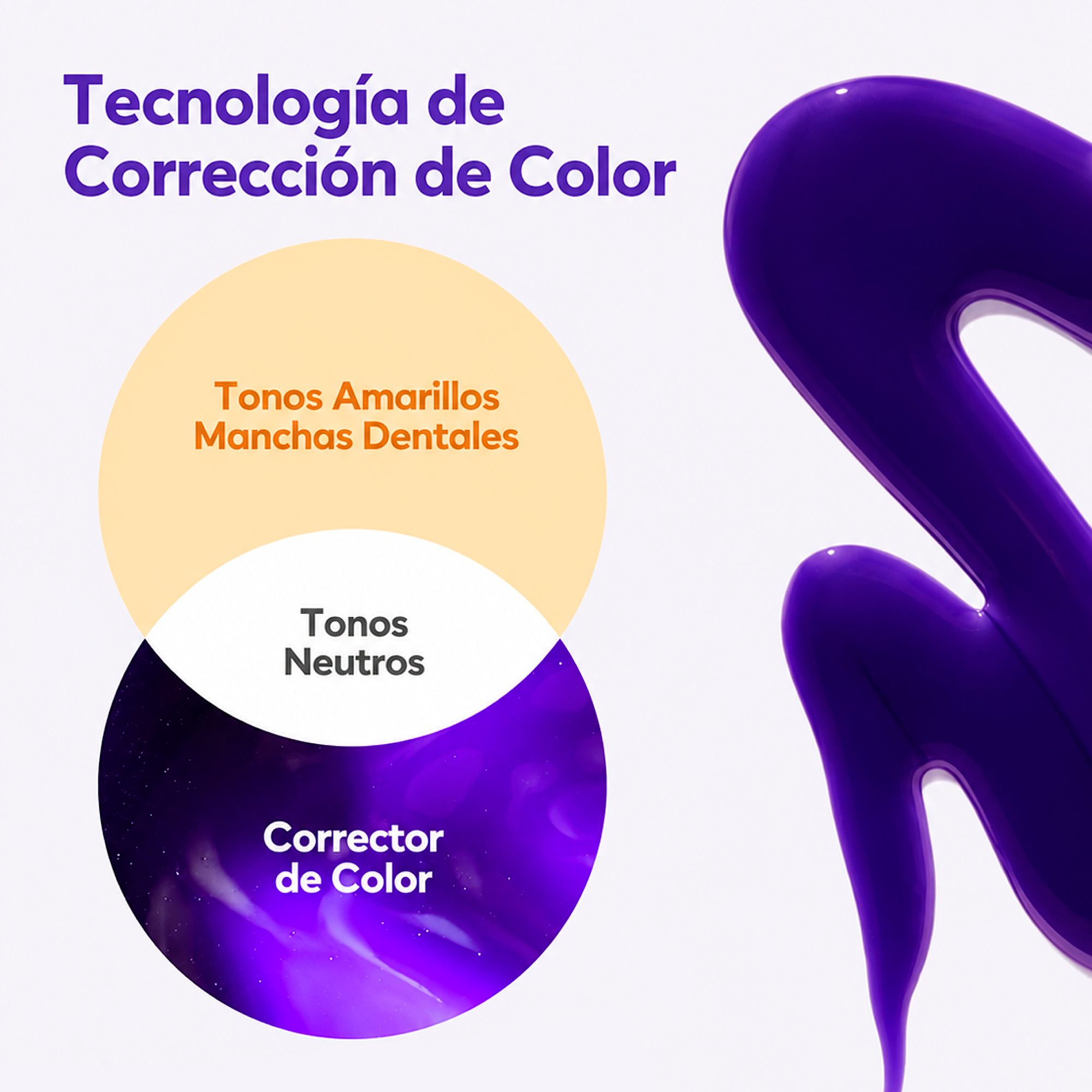 Dentífrico V34 Menta Corrector de color & Cepillo + Carbón activado de regalo