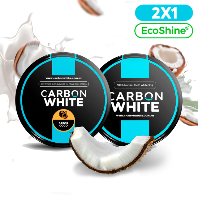 COMBO 2x1 Blanqueador dental - sabor coco